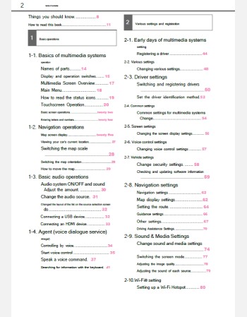 toyota prius 2024-2025 navigation & multimedia system manual (jdm)